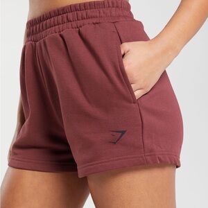 Gymshark Burgundy Athletic Shorts